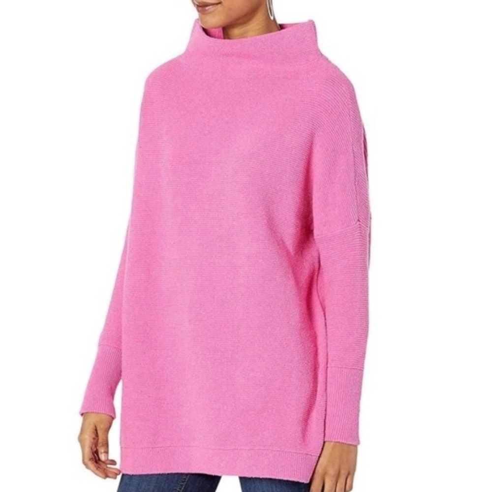 Free People Pink Cowl Neck Sweater - Picture 4 of 16